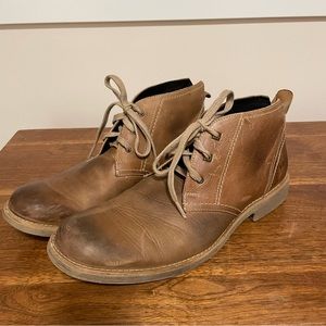 Roan By Bed Stu Chukka Leather Tan Distressed Boots Size 11